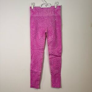 NEW Gymshark Whitney Adapt Animal Pink Leggings UNWORN Size Small